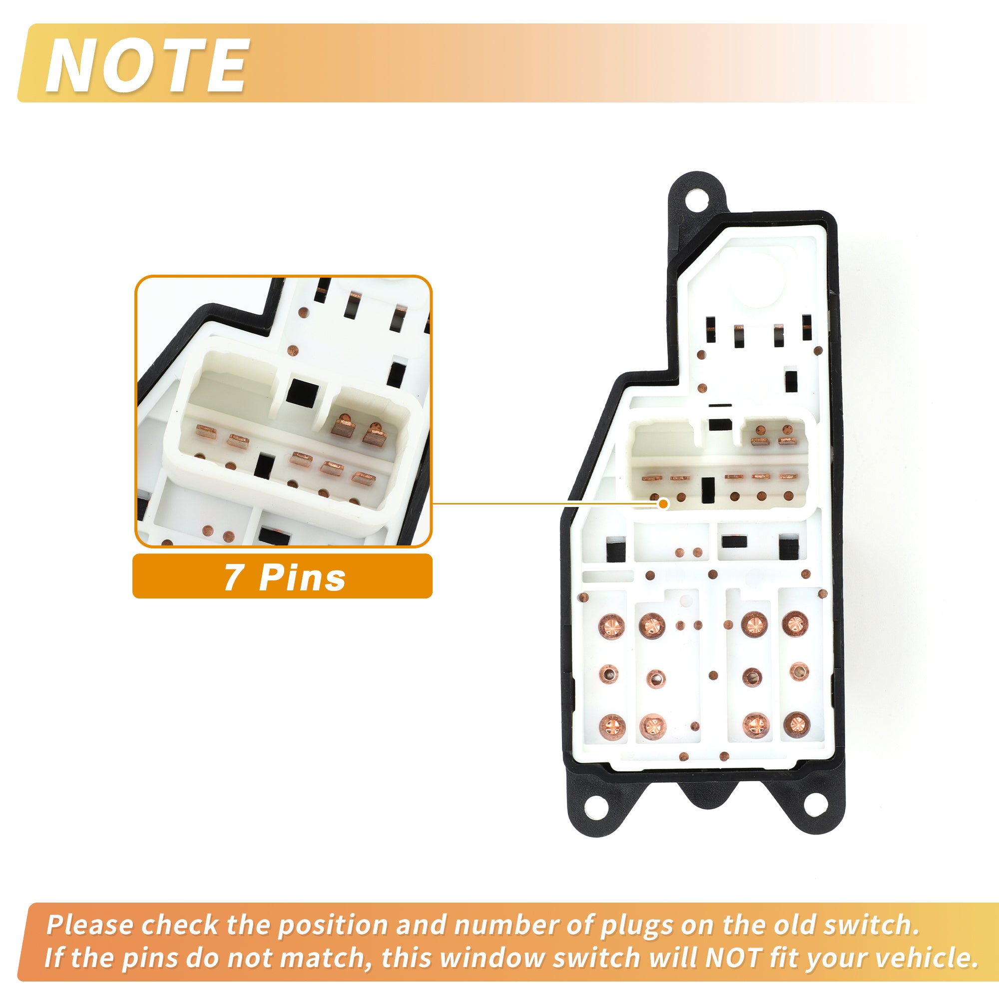 Interruptor de ventana eléctrica del lado del conductor delantero izquierdo para Suzuki Ignis 2002-2008
