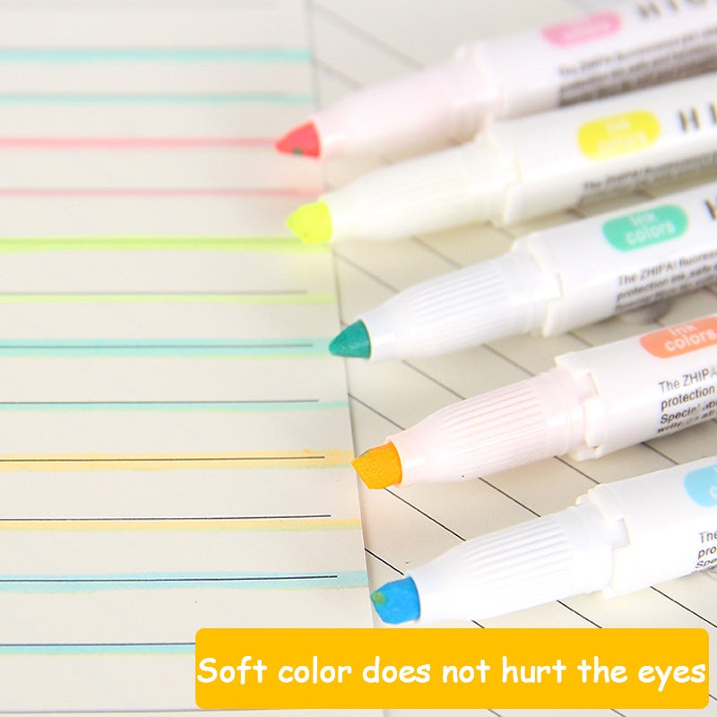 25 Colores kawaii Doble Cabeza Iluminador