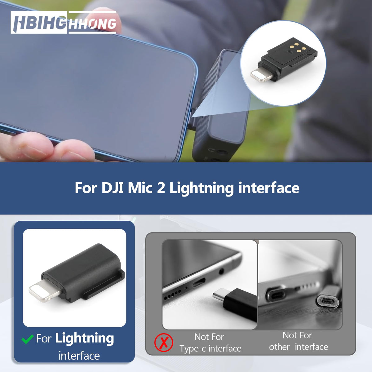 HBIHGHHONG para DJI MIC 2