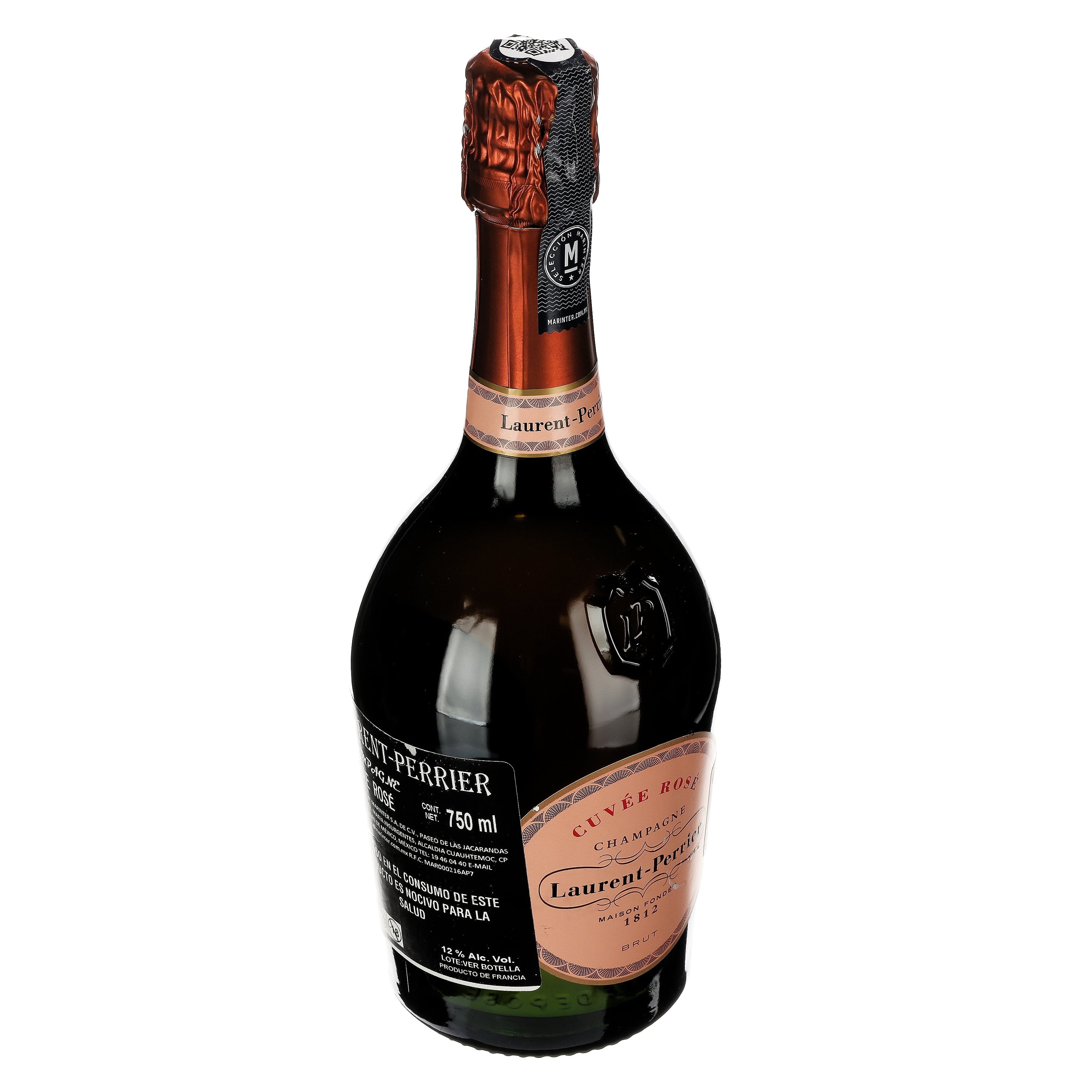 Champagne Laurent Perrier Cuvée Rosé de 750 ml LAURENT PERRIER MARINTER Cuvée Rosé