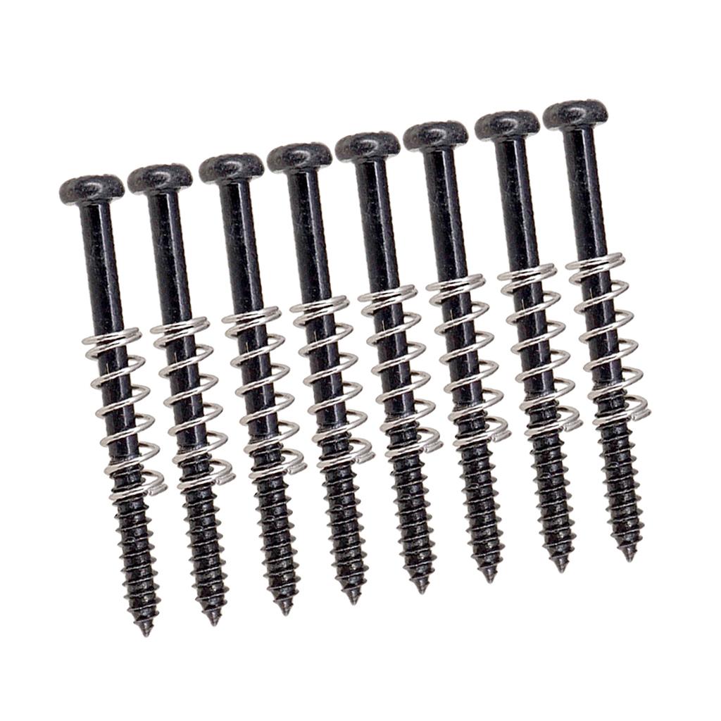 Yuyangstore Negro Tornillos y Resortes