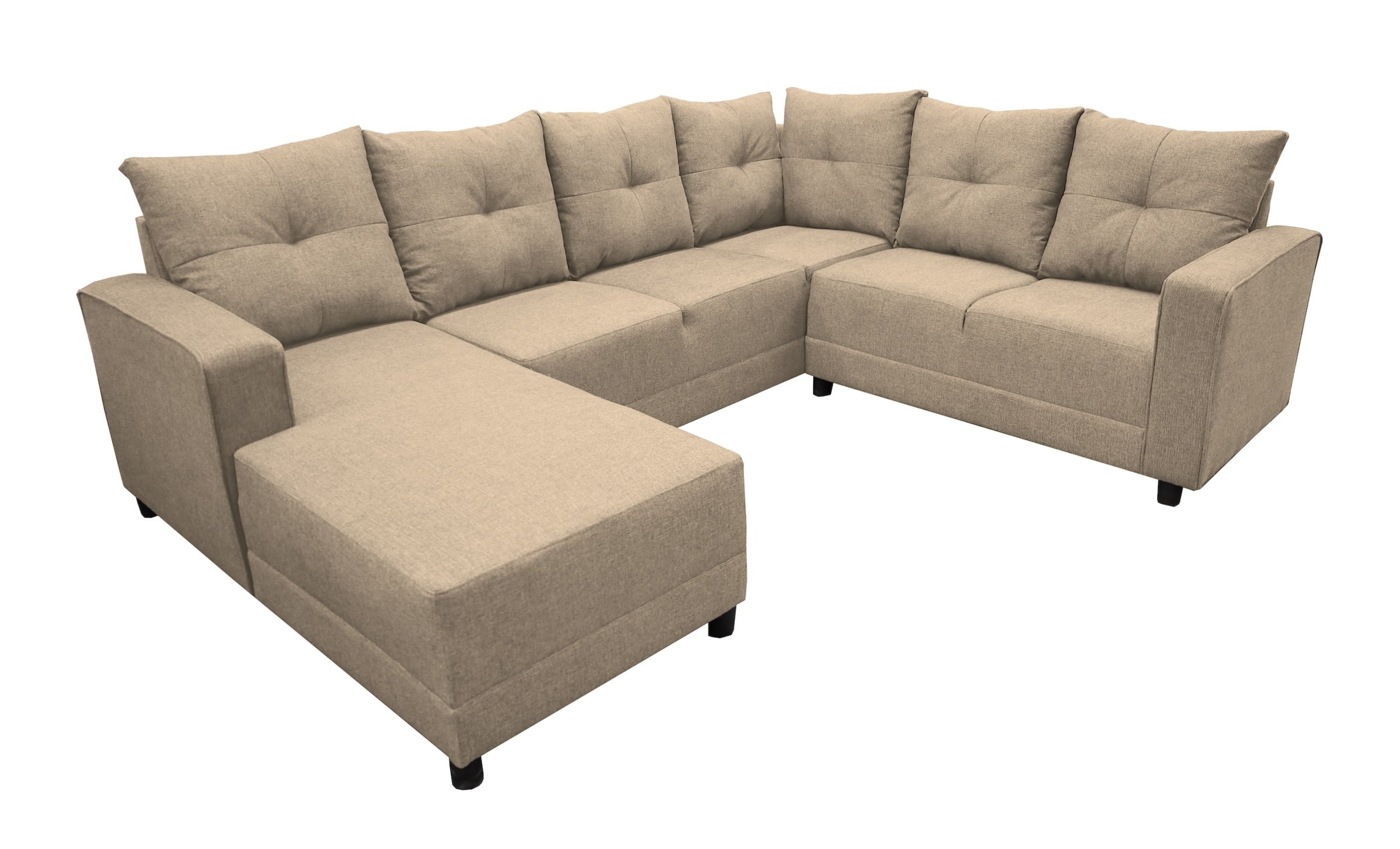 Sala esquinera en U El Bazar Store Hera Beige 160x275x215 cm