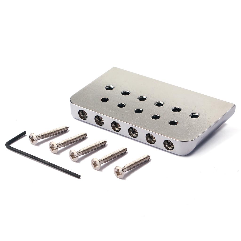 Puente fijo rígido de guitarra
