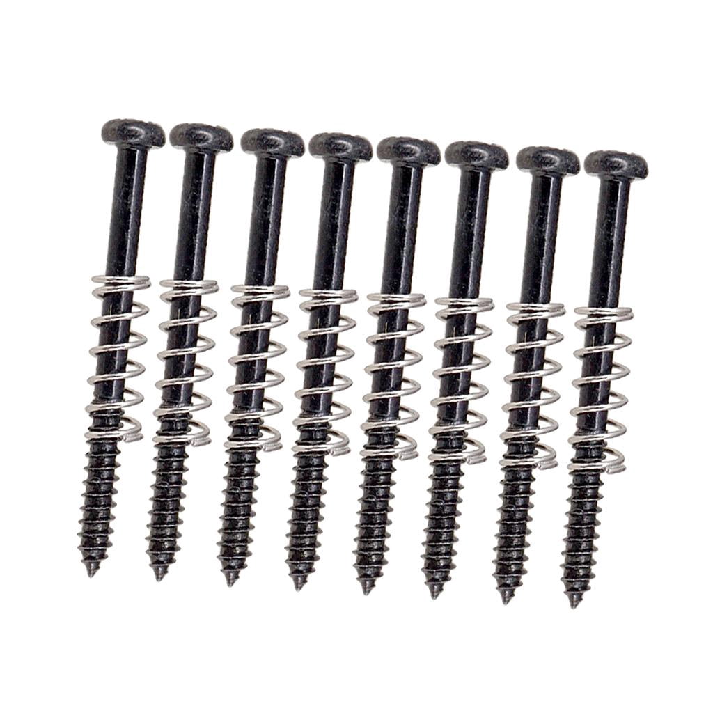 Yuyangstore Negro Tornillos y Resortes