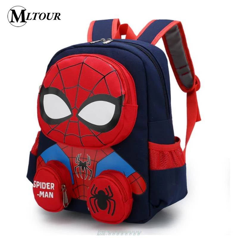 3D De Dibujos Animados Spiderman Mochila