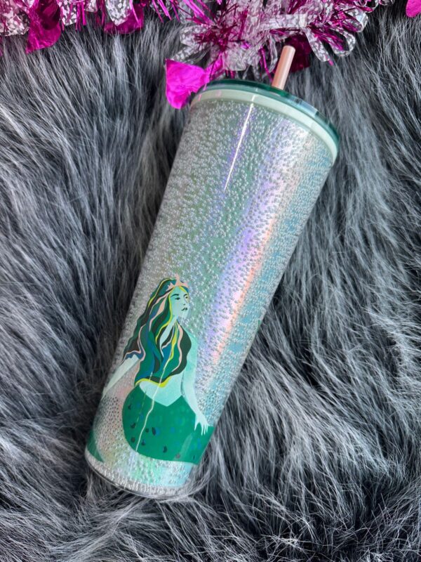 STARBUCKS 2024 Anniversary Mint Green Bubbleseed Siren