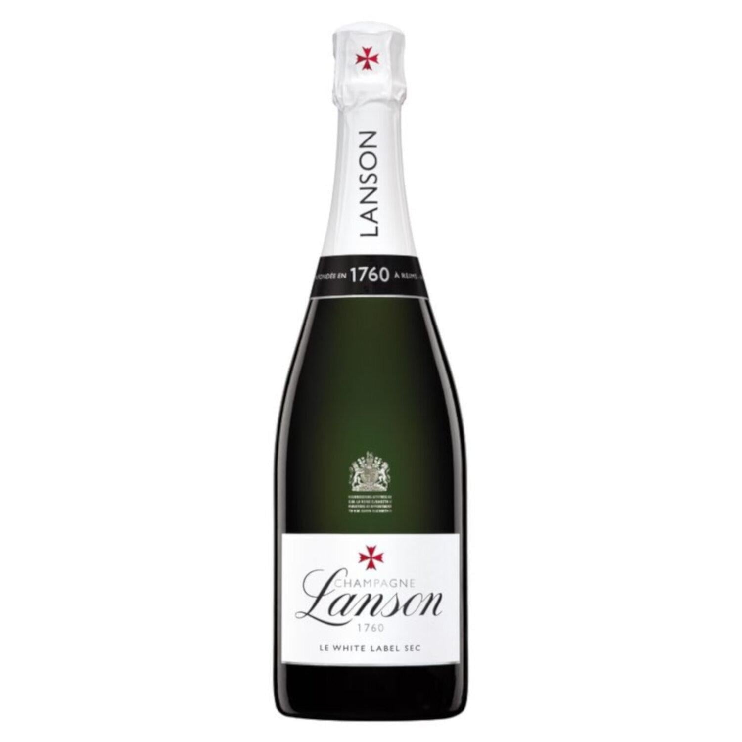 Pack de 2 Champagne Lanson 1760 Le White Label Sec 750 ml