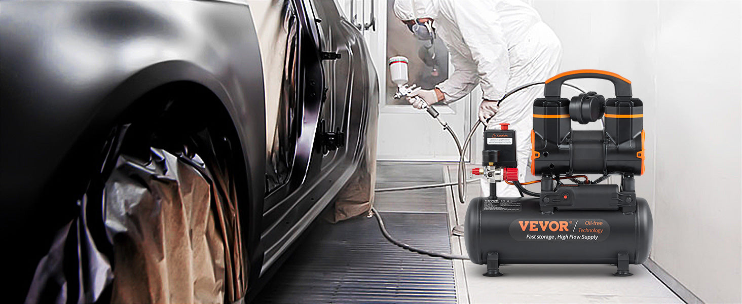 SucceBuy Compresor de aire silencioso 900W 1450W 1800W