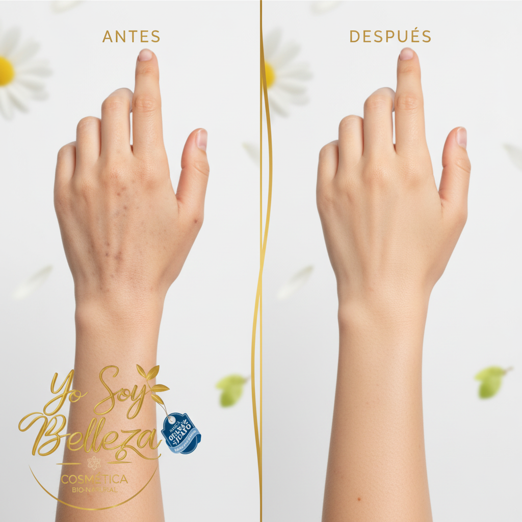 Crema Corporal aclarante de manchas en manos y cuerpo
