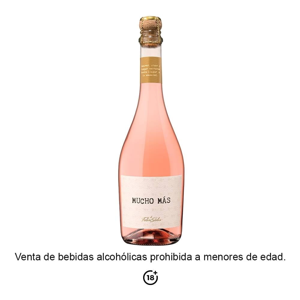 Vino Espumoso Mucho Más Sparkling Rose 750 ml