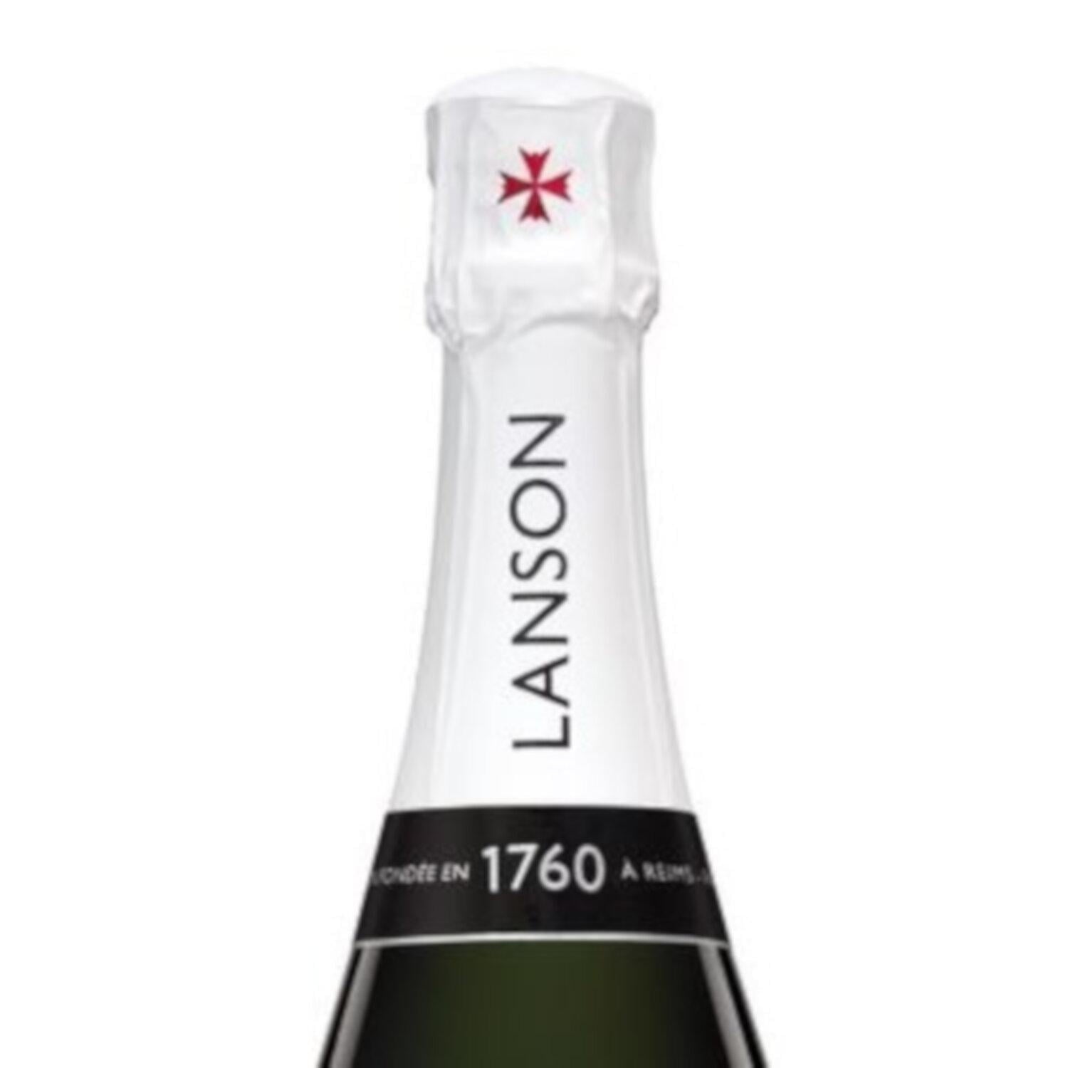 Pack de 12 Champagne Lanson 1760 Le White Label Sec 750 ml