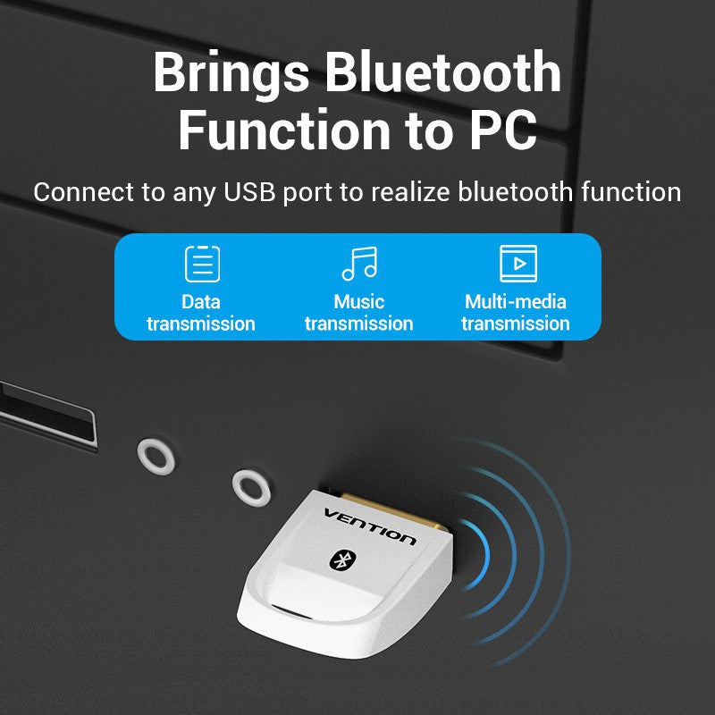 Vention Inalámbrico USB Bluetooth 5.0 Transmisor Dongle Receptor De Audio Para PC