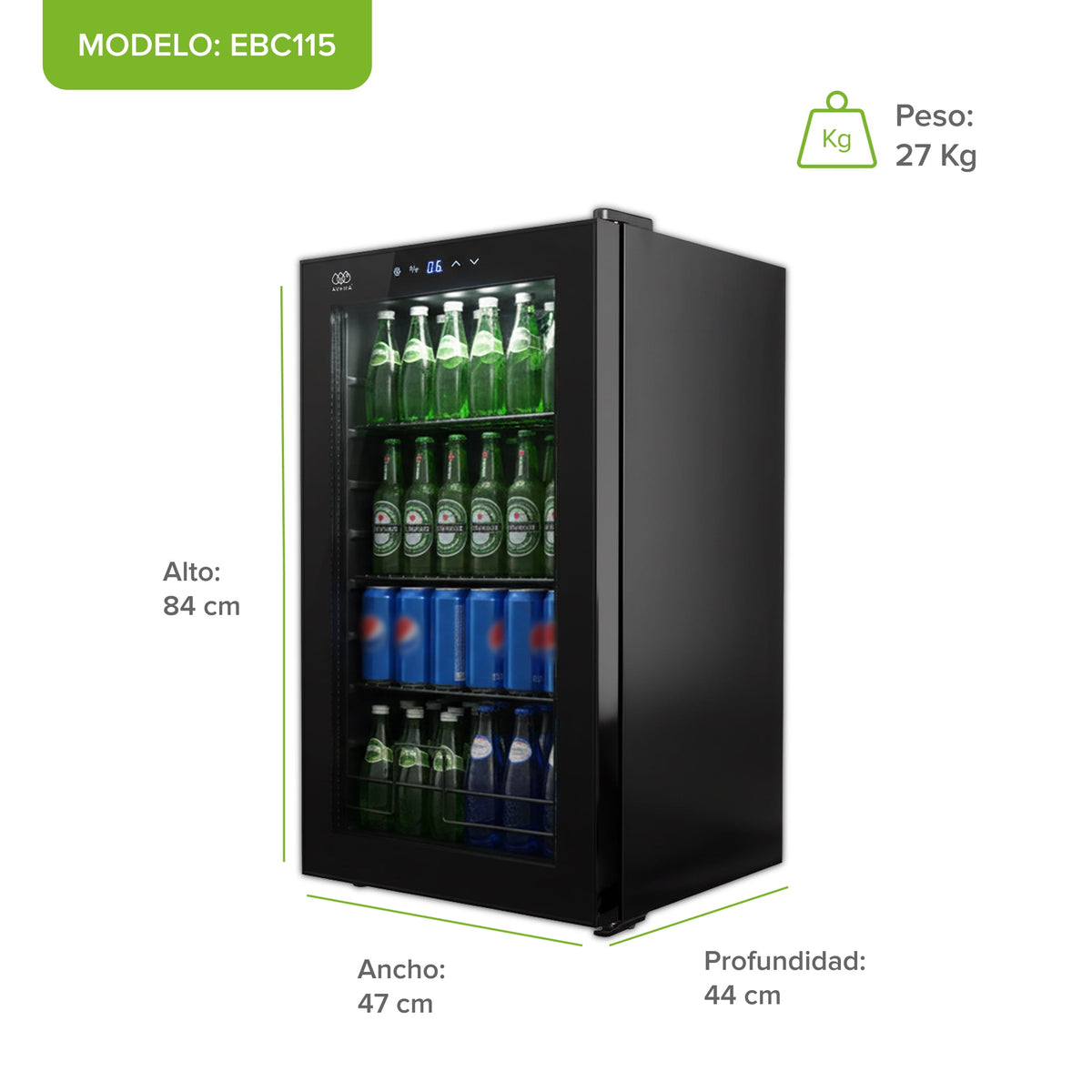 Enfriador de 115 Latas