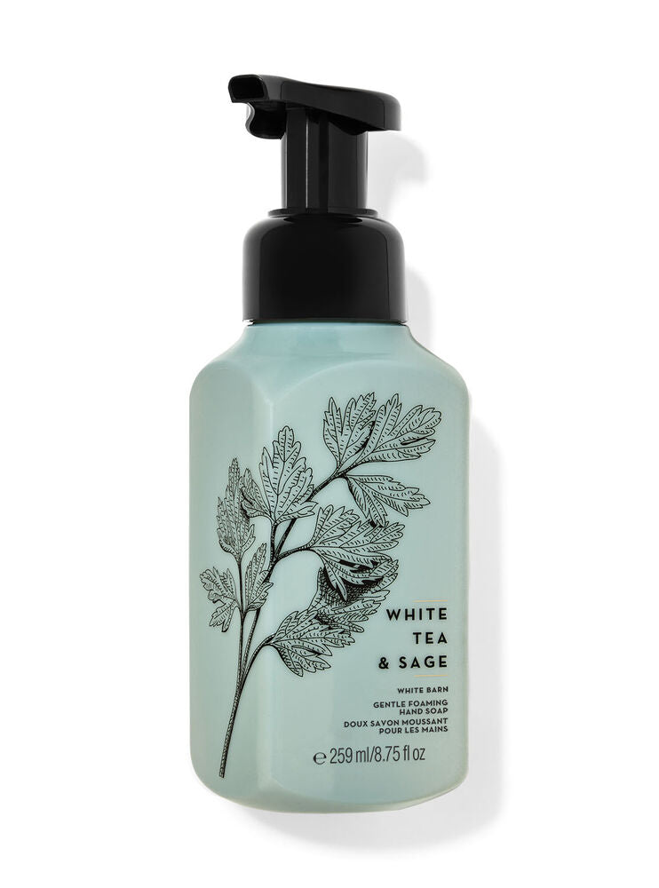 BATH AND BODY WORKS gentle foaming hand soap white tea y sage 259 ml