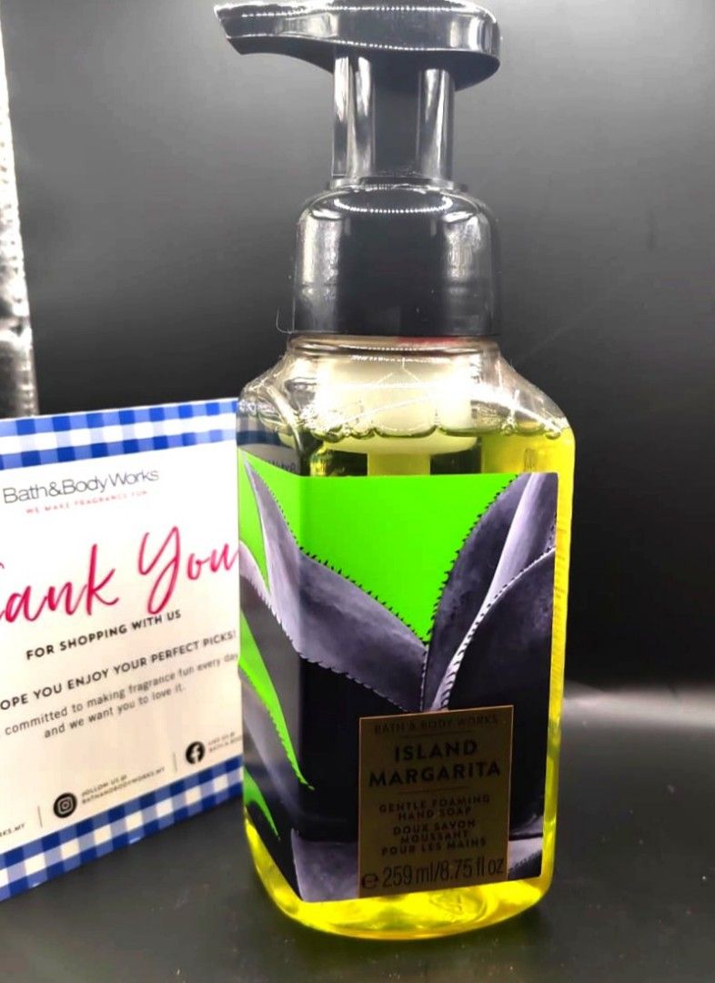 Bath y body works gentle foaming hand soap"Island margarita " (259ml)