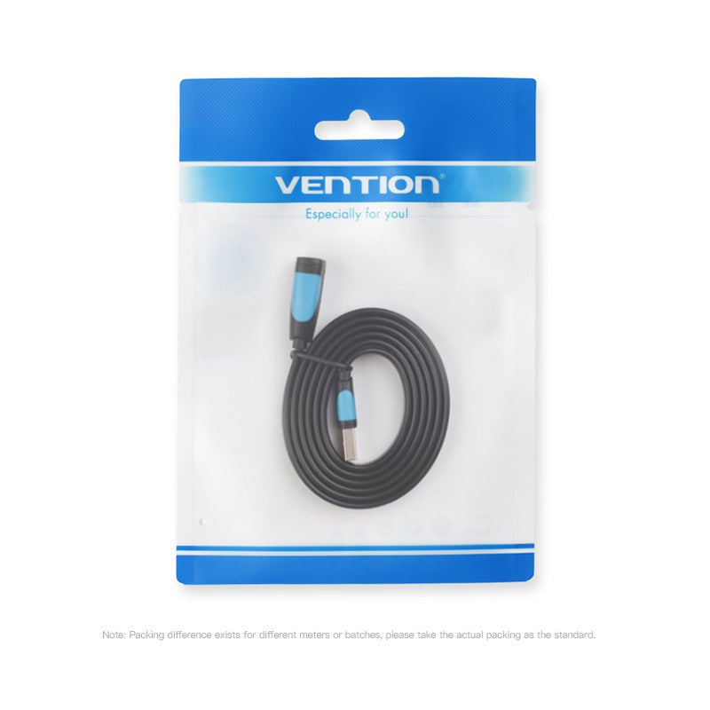 Vention Cable De Extensión Plana USB 3.0 Macho A Hembra Extensor De Datos