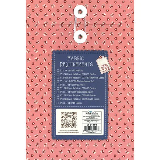 Patrón Semillas de Quilt de Lori Holt - Vecino de Mi Pueblo No. 9