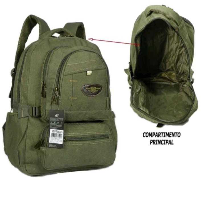 Mochila De Lona Reforzada