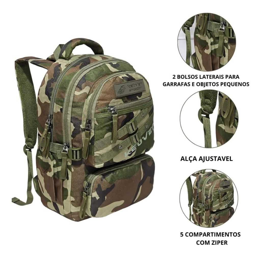 Mochila De Camuflaje