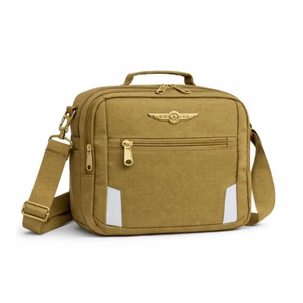 Bolso De Hombre En Lona Lisa