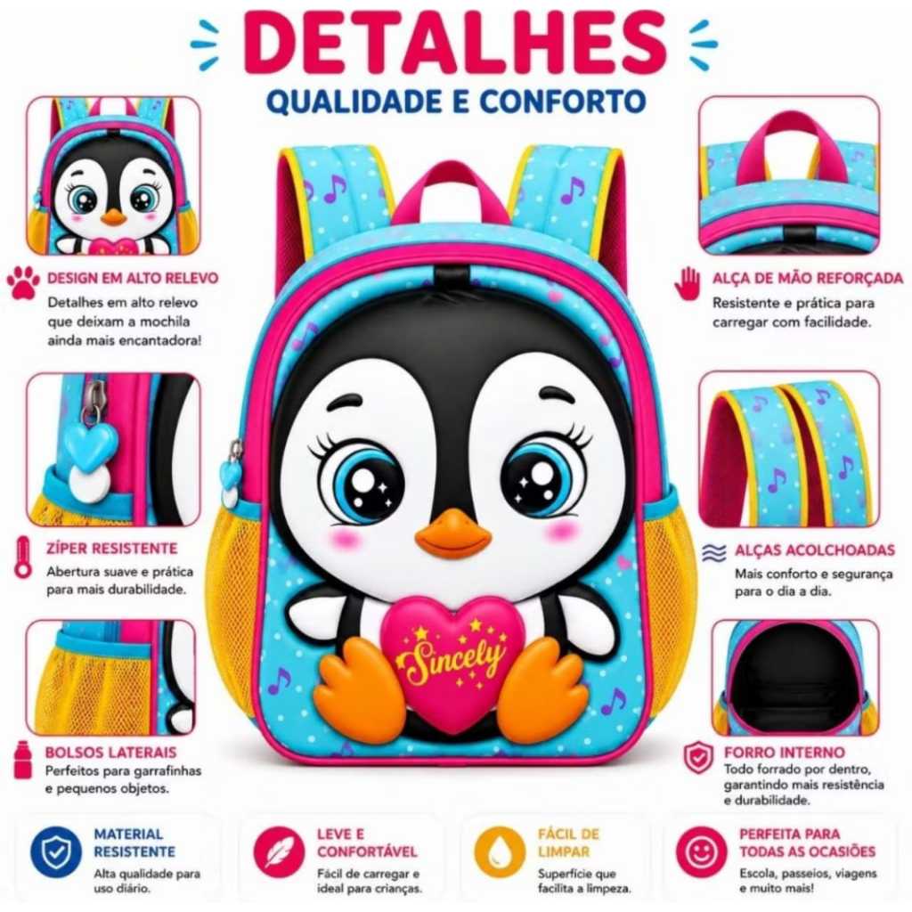 Mochila Escolar Infantil