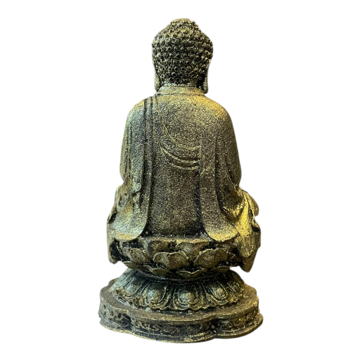 Buda Dorado 9.7cm - Figura de Resina para Decoración