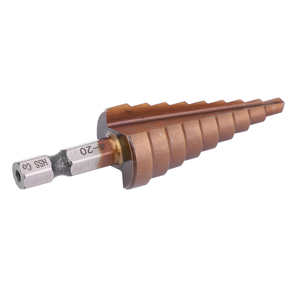 Broca escalonada Material: Acero de alta velocidad