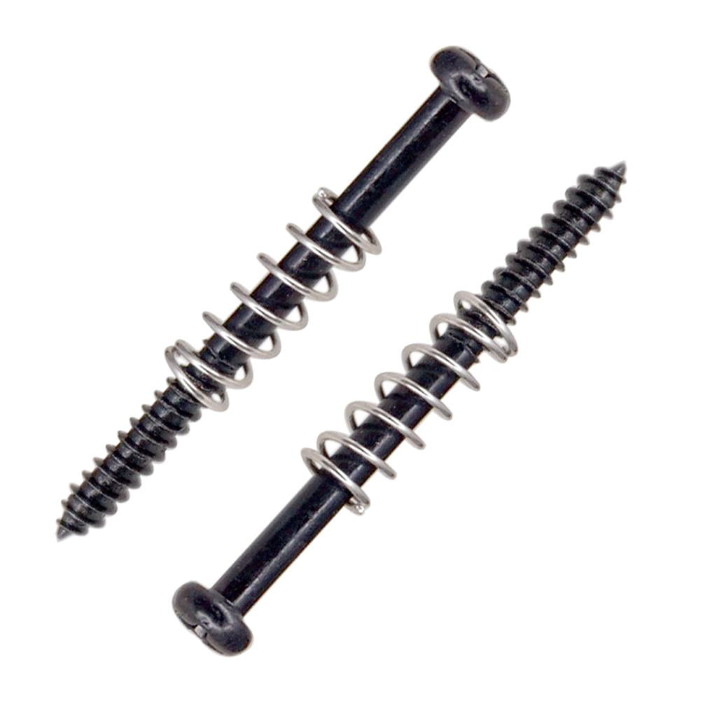 Yuyangstore Negro Tornillos y Resortes