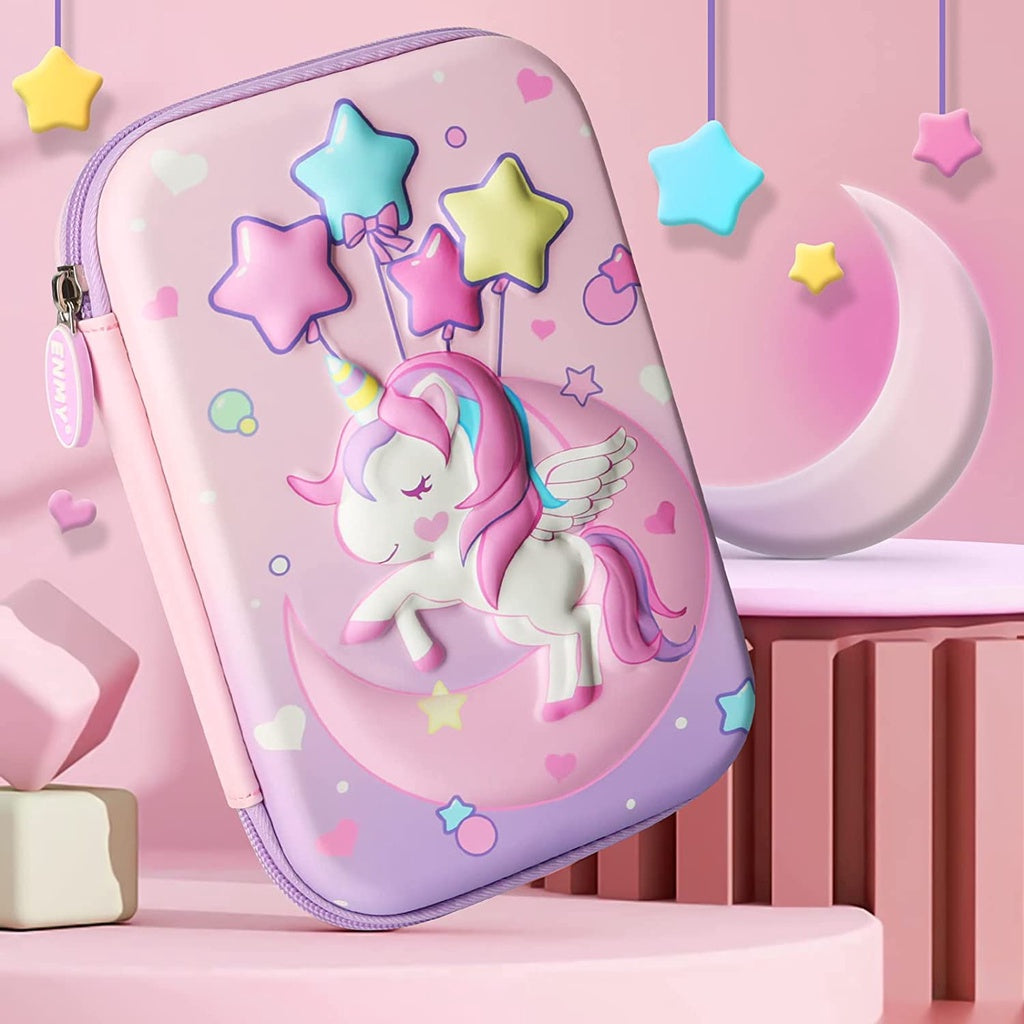 Estuche De Lápices De Unicornio 3D