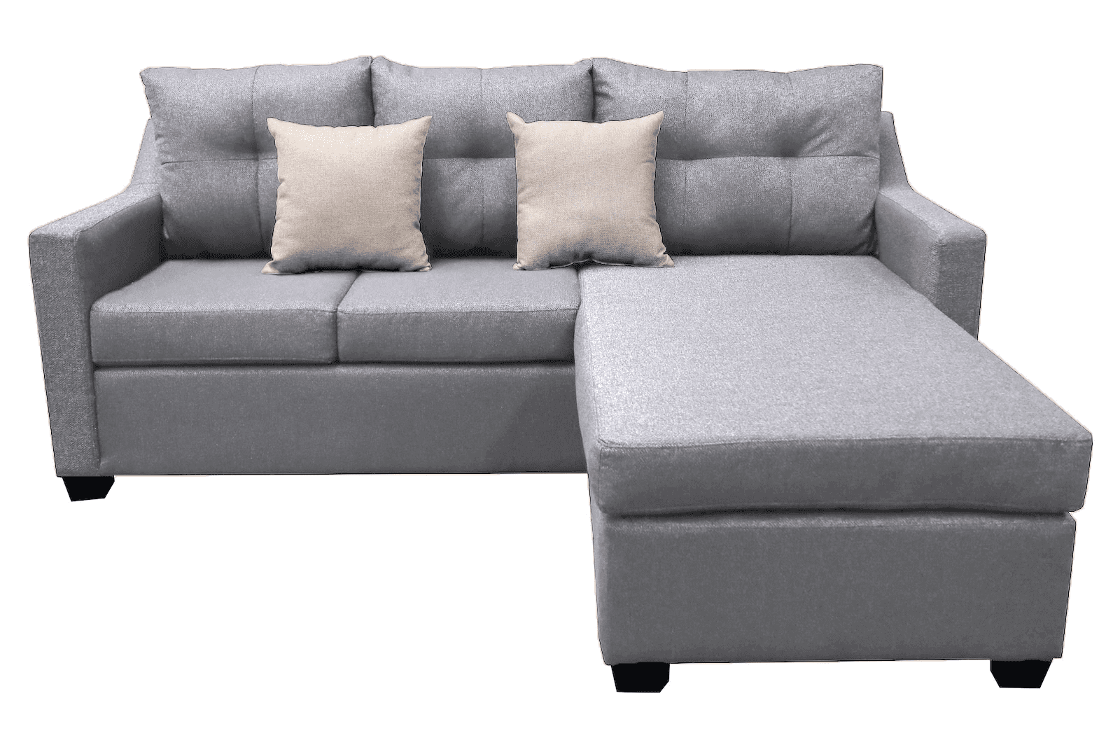 Sala Esquinera El Bazar Store Hermes 225x165 cm, Lado Izquierdo y derecho, Lino nacional Azul marino. EL BAZAR STORE Moderna/ abotonada