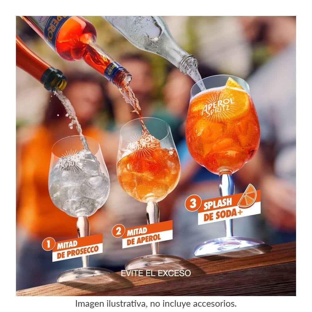 Licor de hierbas Aperol 700 ml + Cinzano To Spritz 750 ml