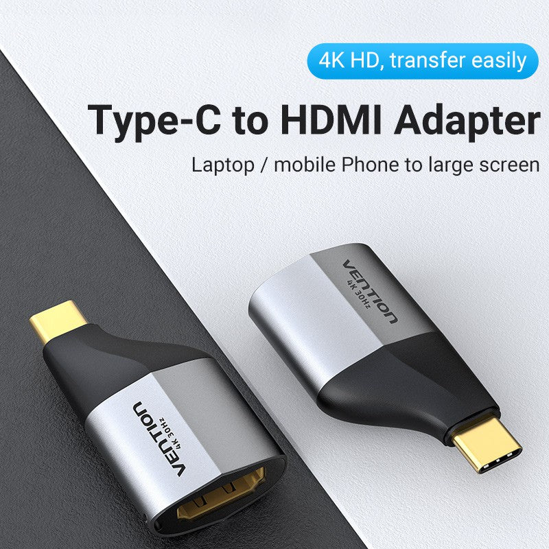 Vention USB 3.1 Tipo C A HDMI Adaptador Macho Hembra 4K