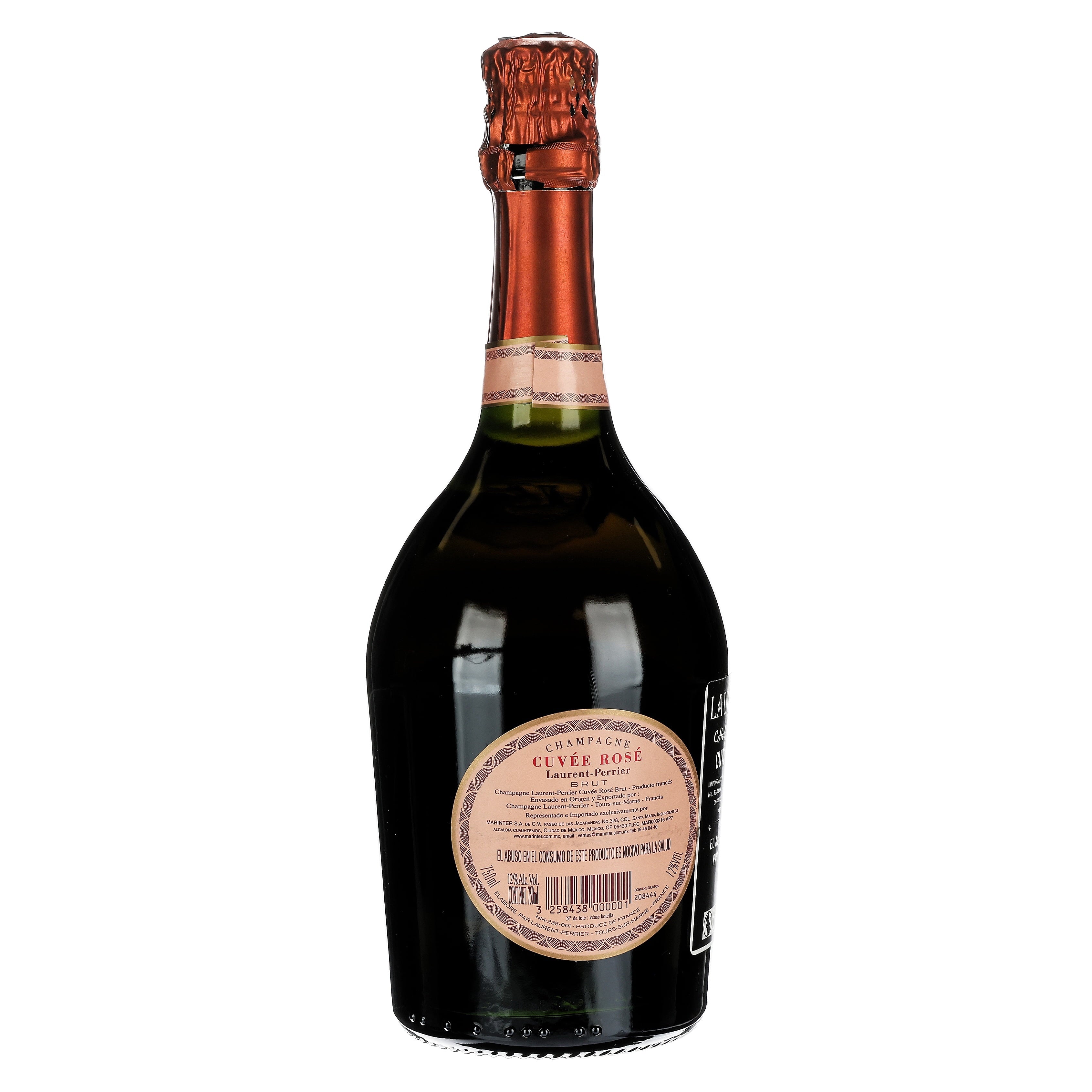 Champagne Laurent Perrier Cuvée Rosé de 750 ml LAURENT PERRIER MARINTER Cuvée Rosé