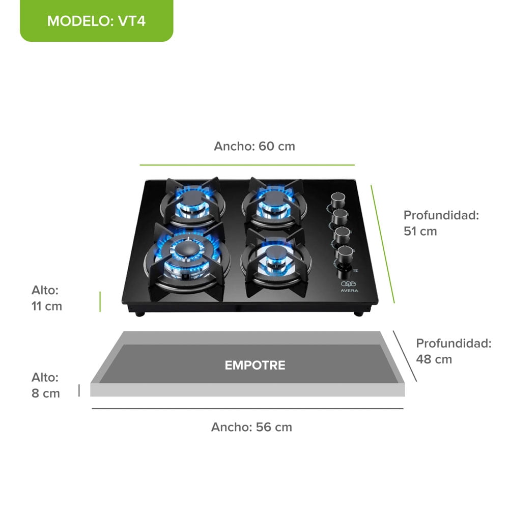 Parrilla de gas