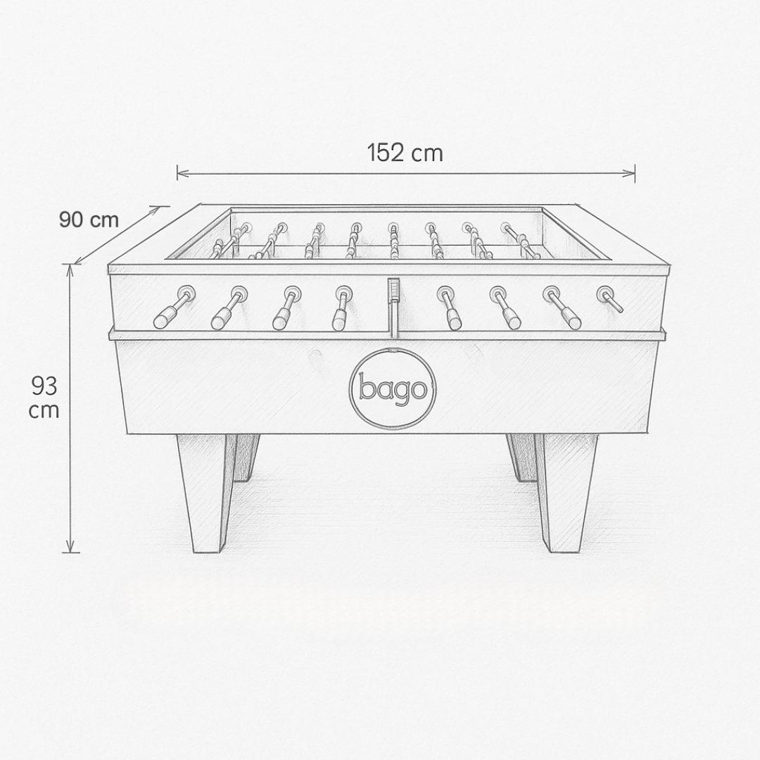Futbolito Antirrobo con Cubierta