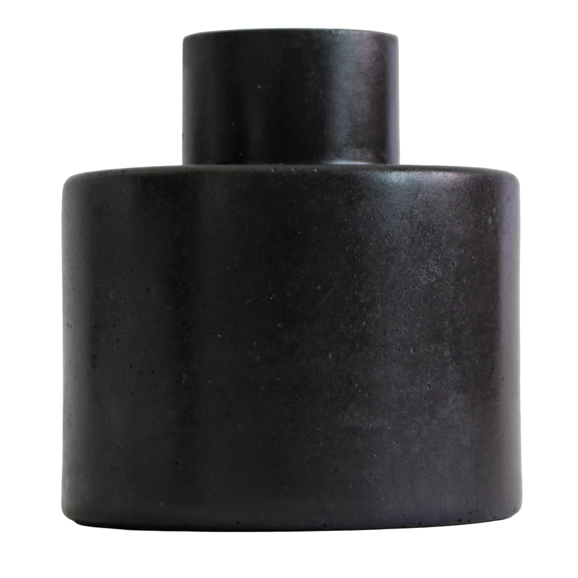 EOL - Carrara – Frasco para Difusora redonda Botella de Concreto para Difusor de Varillas – Gris oxford