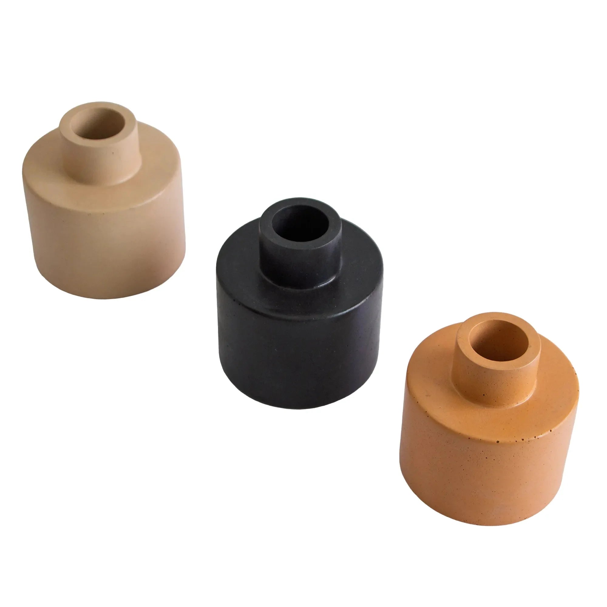 EOL - Carrara – Frasco para Difusora redonda Botella de Concreto para Difusor de Varillas – Gris oxford
