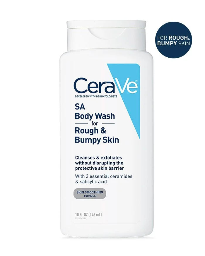 Cerave Sa Body Wash For Rough &amp; Bumpy Skin