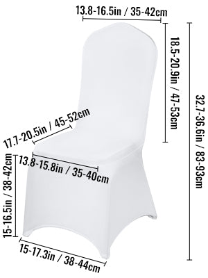 Fundas para Sillas de Boda Spandex Funda Elástica
