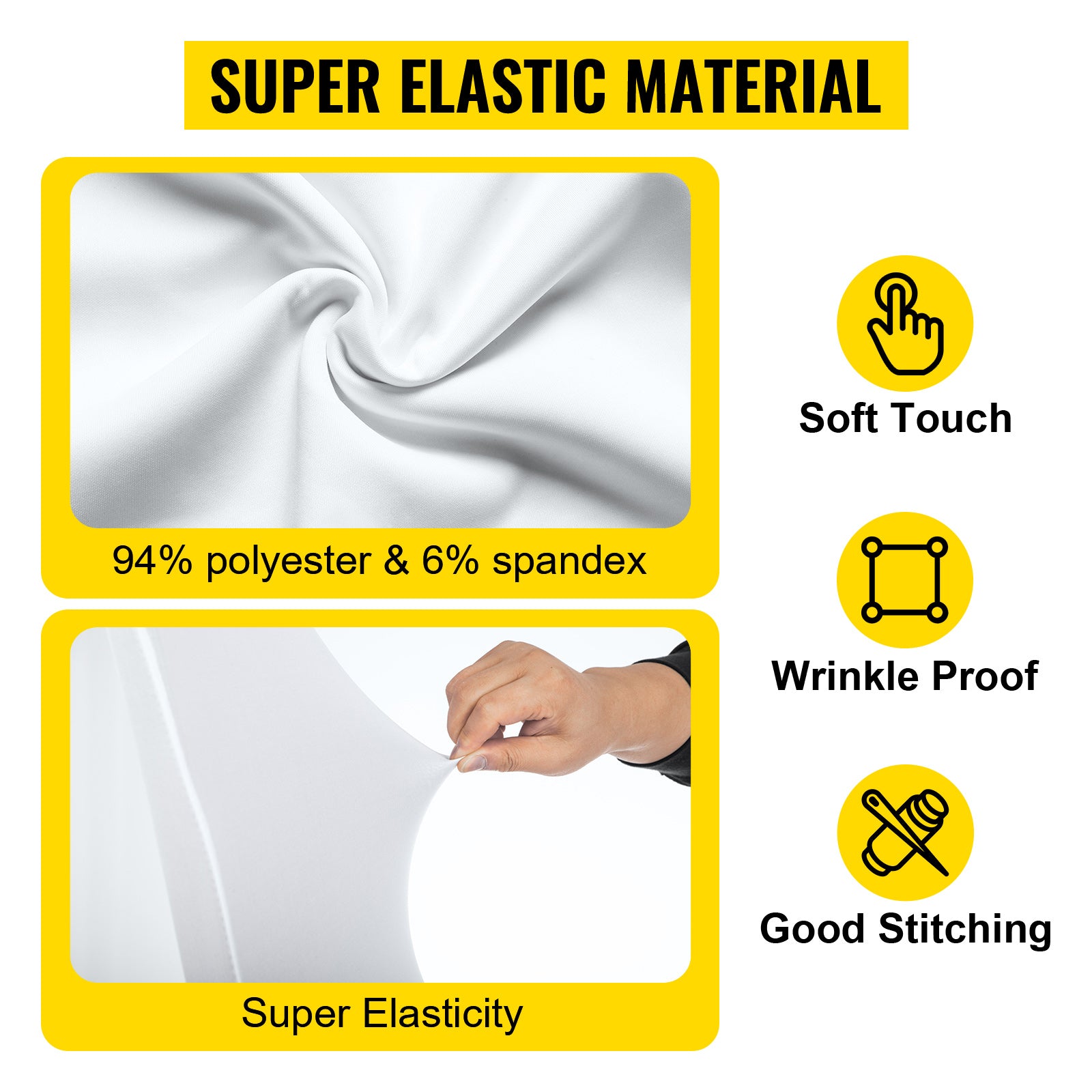 Fundas para Sillas de Boda Spandex Funda Elástica