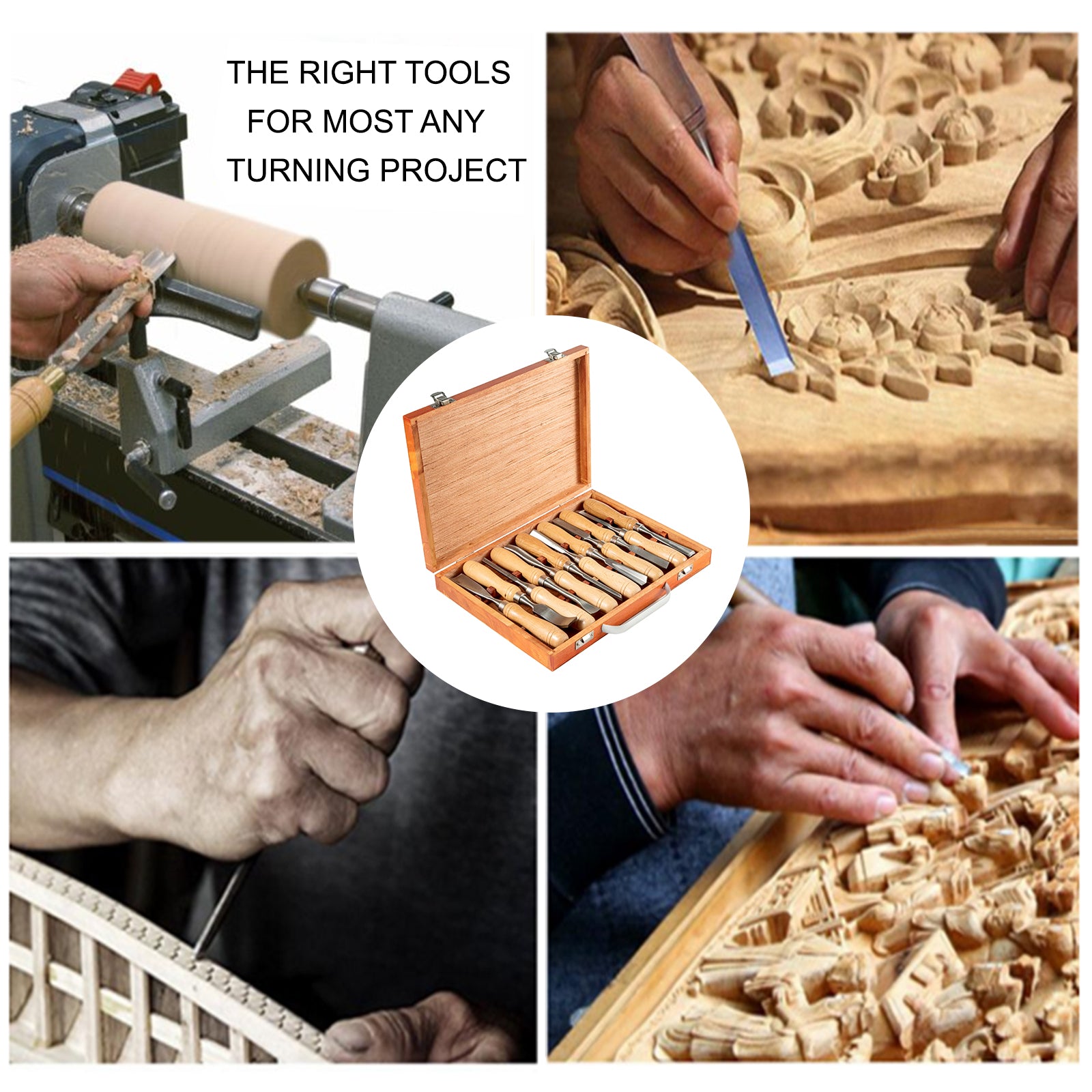 SucceBuy-herramientas de torneado de madera