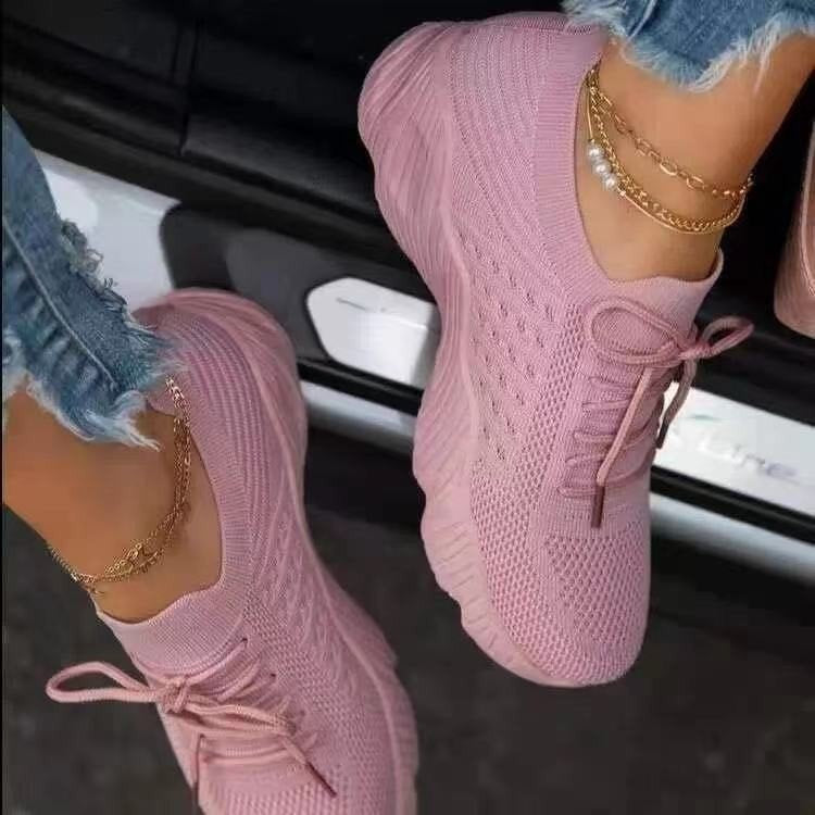 Damas Casual Malla Transpirable Vulcanizada