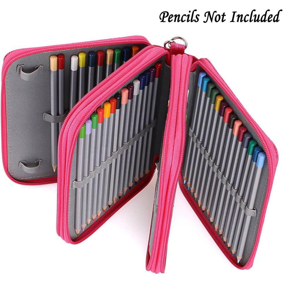 Estuche con ranura para lápices de colores portátil