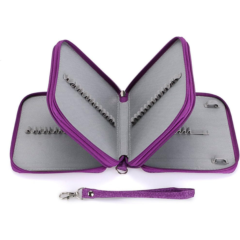 Estuche con ranura para lápices de colores portátil