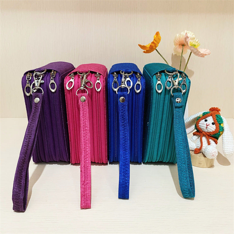 Estuche con ranura para lápices de colores portátil