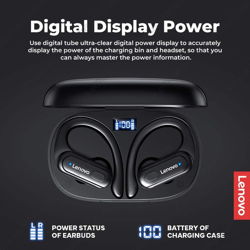 Lenovo Audífonos Sport Auriculares Inalámbricos