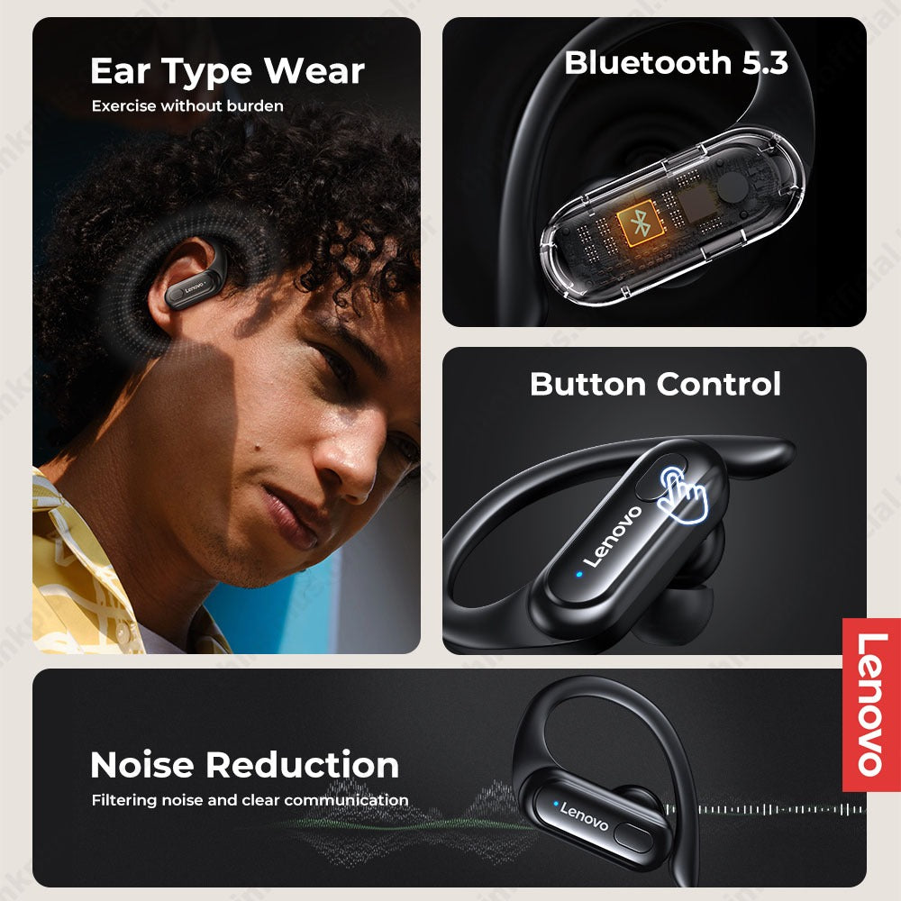 Lenovo Audífonos Sport Auriculares Inalámbricos
