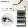 3D W shape eyelash extensiones