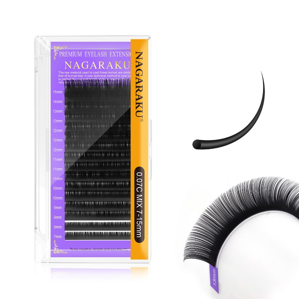 clásico extensiones de pestañas individuales
