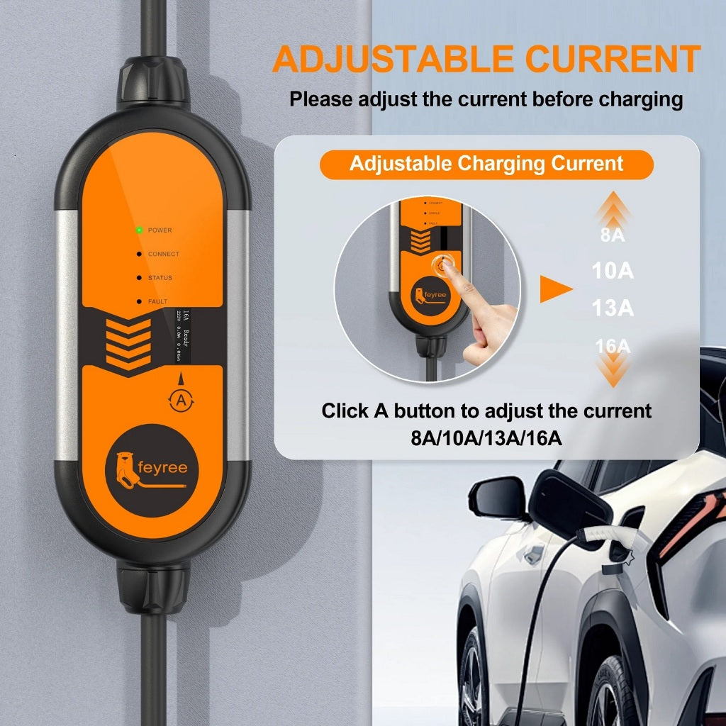 Portátil EV Cargador Cable
